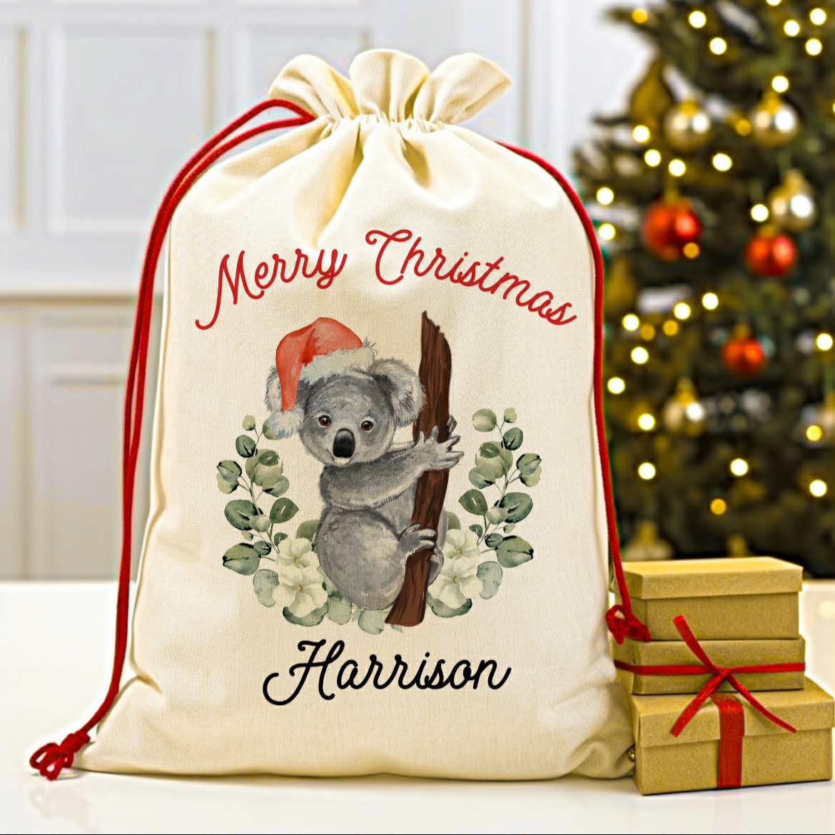 Australian Animals Christmas Santa Sacks - Image 2