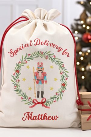 Nutcracker Soldier Personalised Santa Sack