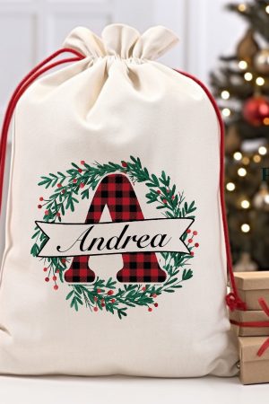 Santa Sack with Monogram Name
