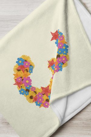 Kids Personalised Numbers Throw Blanket