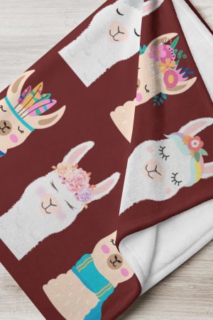 Llama Throw Blanket